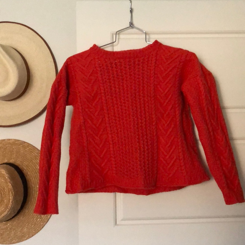 Madewell, size XS, red sweater.